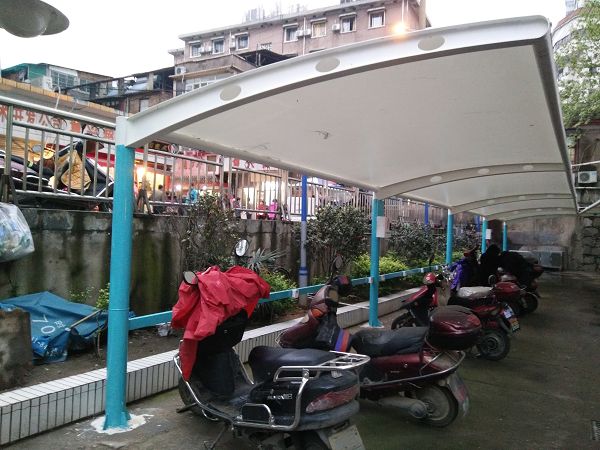 膜結(jié)構(gòu)自行車(chē)棚案例